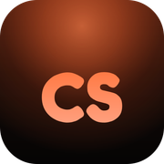 The Capster app icon: the letters S and C in coral on a dark background.